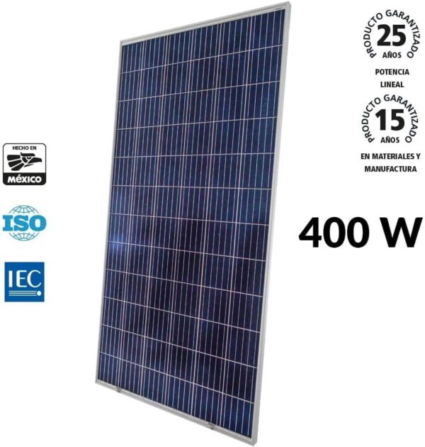 Panel Solar Fotovoltaico de 400 W Monocristalino Mod. 223901 6